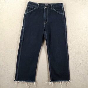 Vintage Levis Premium Stay Loose Baggy Jeans Fringe Hemp Carpenter